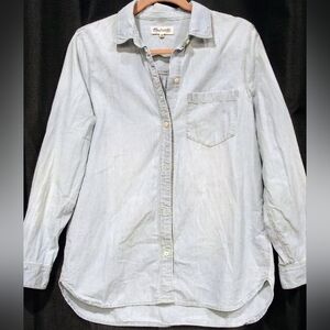 Madewell Light Blue Button Down Shirt